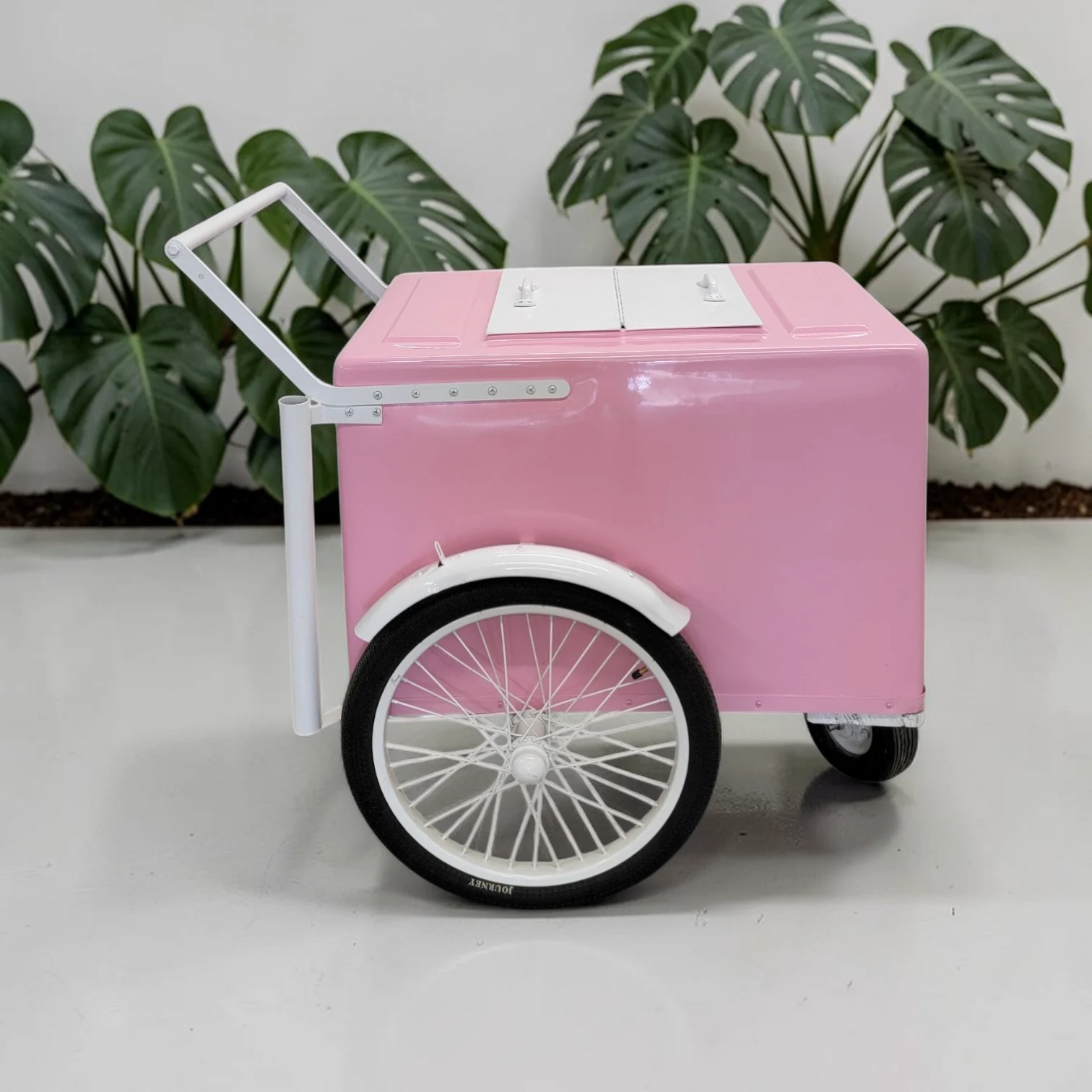 Pink Popsicle Cart with Fenders Standard Size – Sleek & Functional