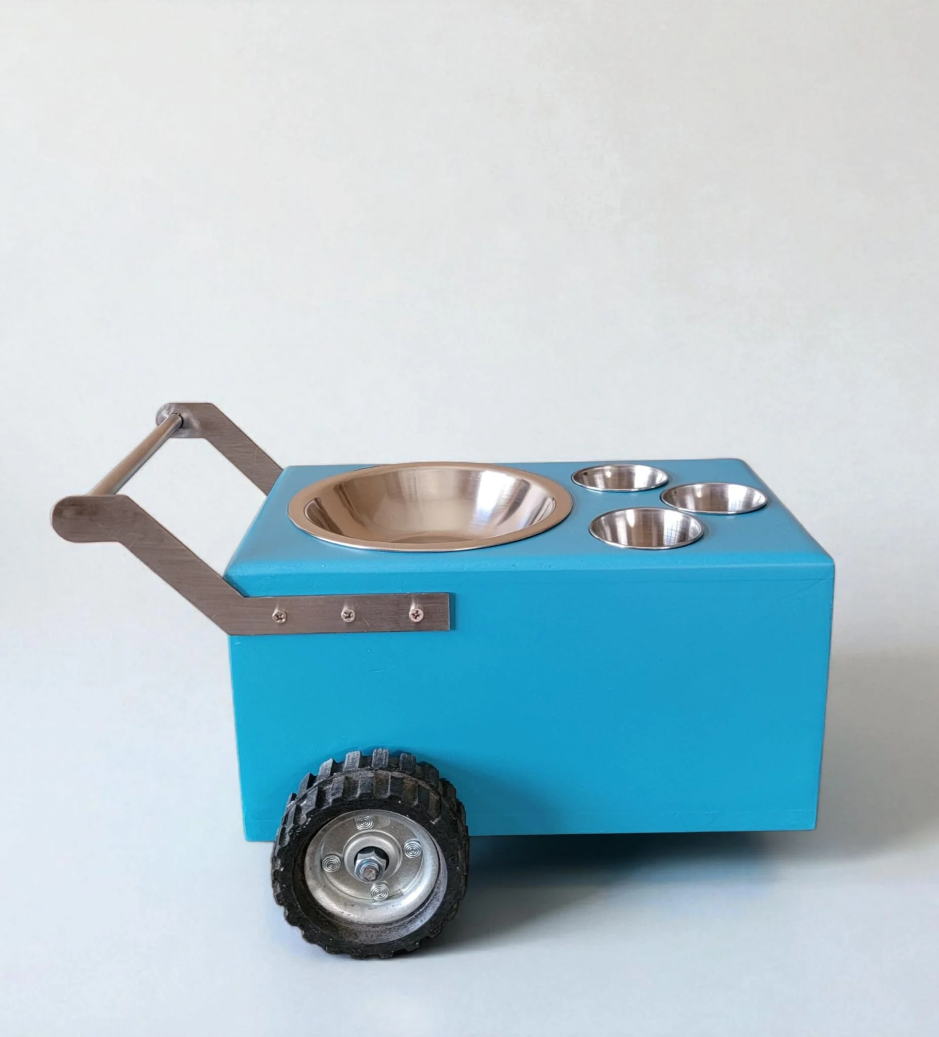 Set of 4 Colorful Small Table Top Ice Cream Cart / Snack Cart / Churro cart – Boost Your Business - Image 8